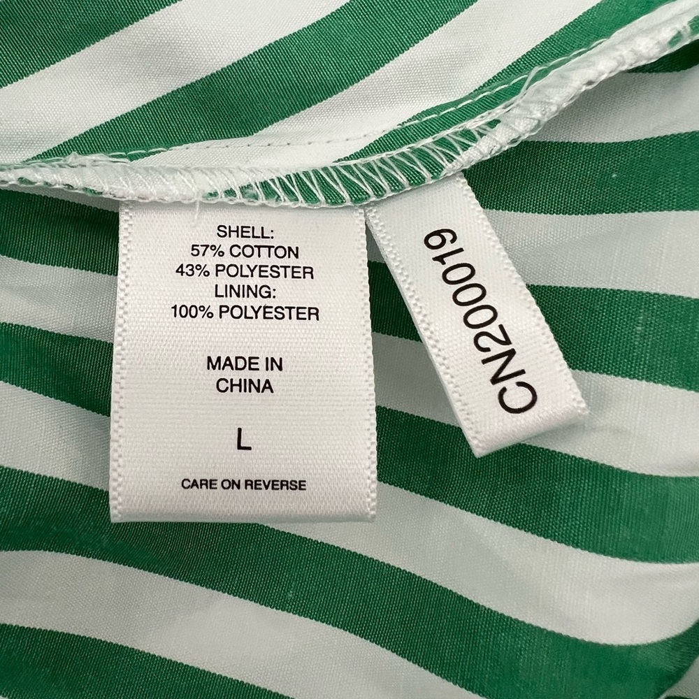 New York & Company Green Striped Maxi Dress - Picture 8 of 8